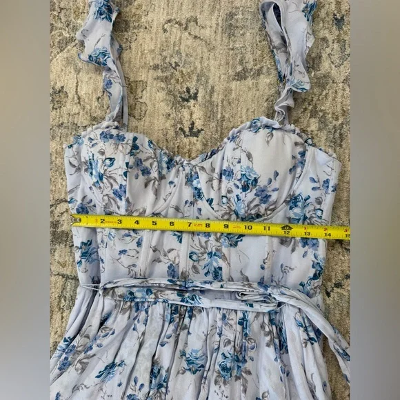 Altar'd State Light Blue Floral Dress - Picture 6 of 9